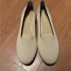 Rothy's Cream and Blue Women's Flats